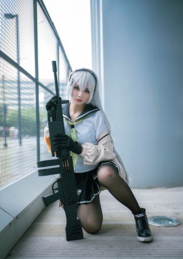 少女前线 黑丝御姐 cosplay