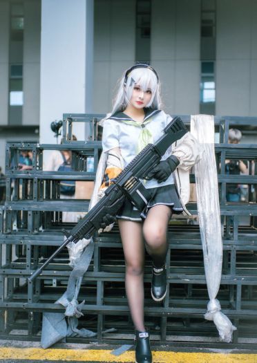 少女前线 黑丝御姐 cosplay