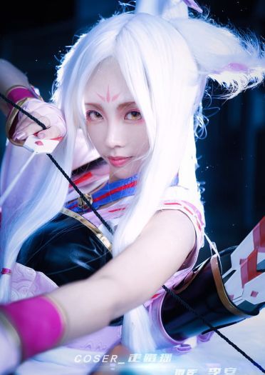 阴阳师 决战平安京 白狼 cosplay