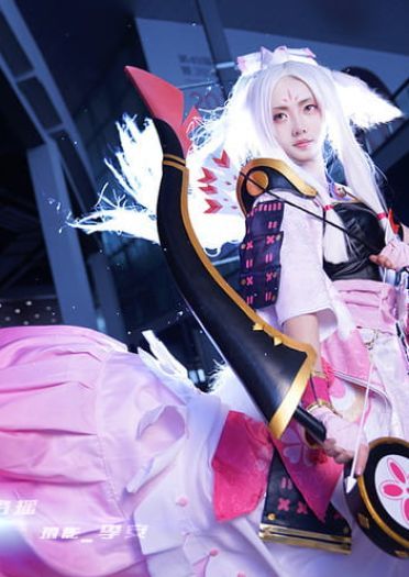 阴阳师 决战平安京 白狼 cosplay