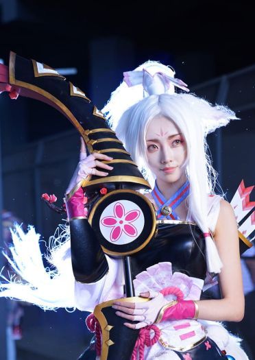阴阳师 决战平安京 白狼 cosplay