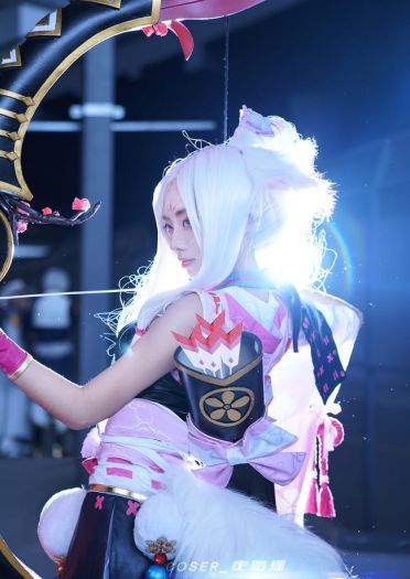 阴阳师 决战平安京 白狼 cosplay