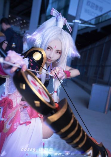 阴阳师 决战平安京 白狼 cosplay