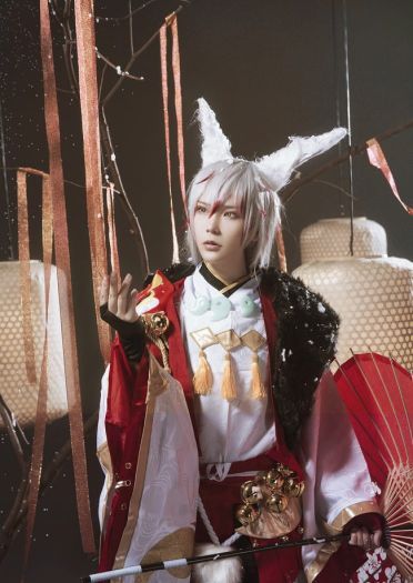 网易手游阴阳师 妖狐 cosplay图片