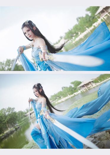 剑侠情缘网络版叁 七秀 御姐 cosplay