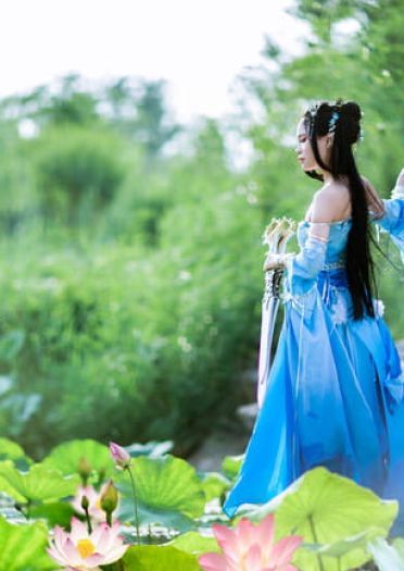 剑侠情缘网络版叁 七秀 御姐 cosplay