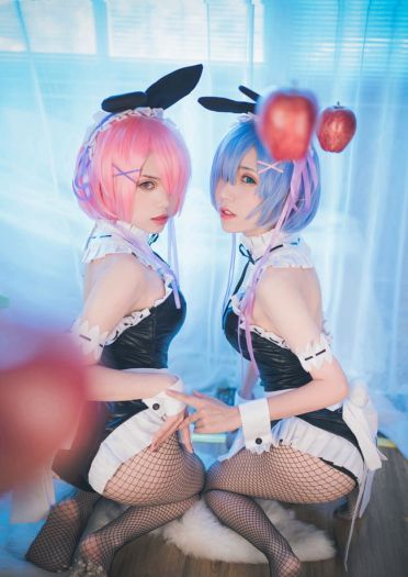 从零开始的异世界生活 拉姆蕾姆兔女郎 cosplay