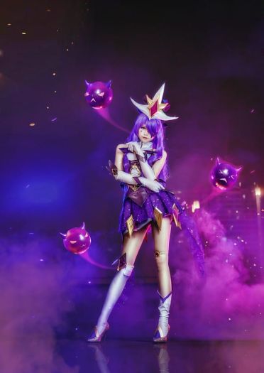 英雄联盟 星之守护者 暗黑元首辛德拉 cosplay