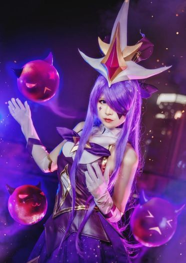 英雄联盟 星之守护者 暗黑元首辛德拉 cosplay
