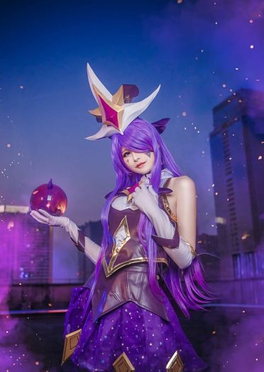 英雄联盟 星之守护者 暗黑元首辛德拉 cosplay