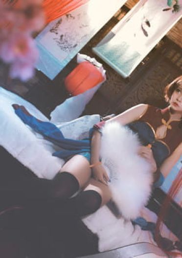 【cos正片】萤草同人觉醒旗袍