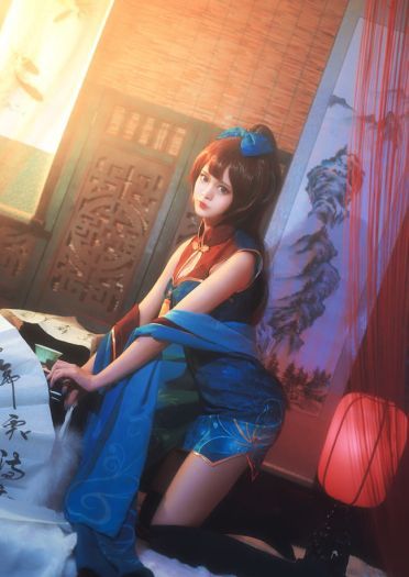 【cos正片】萤草同人觉醒旗袍