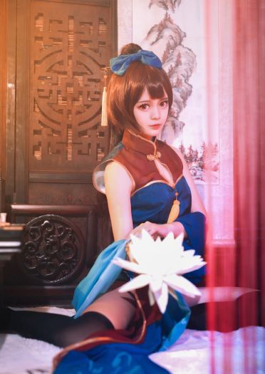 【cos正片】萤草同人觉醒旗袍