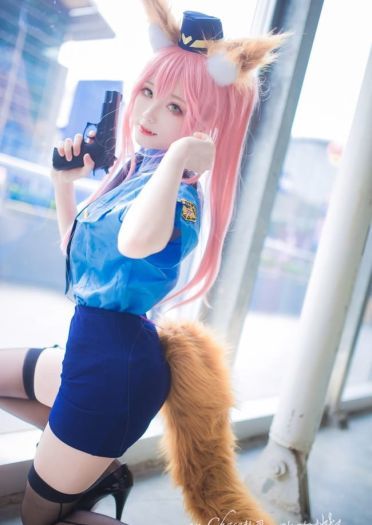 【cos正片】玉藻前警服