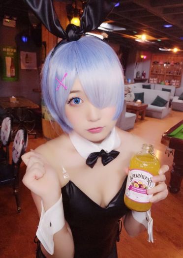 【cos正片】蕾姆兔女郎