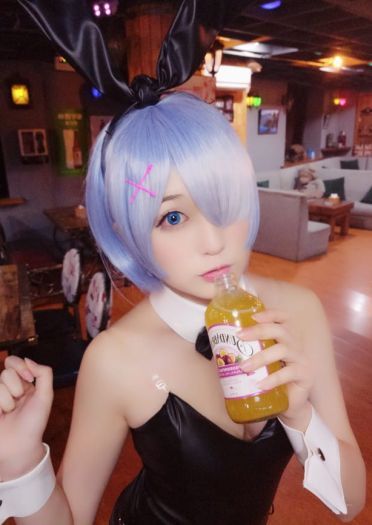 【cos正片】蕾姆兔女郎