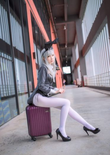 舰队Collection COS 白丝 兔女郎cosplay