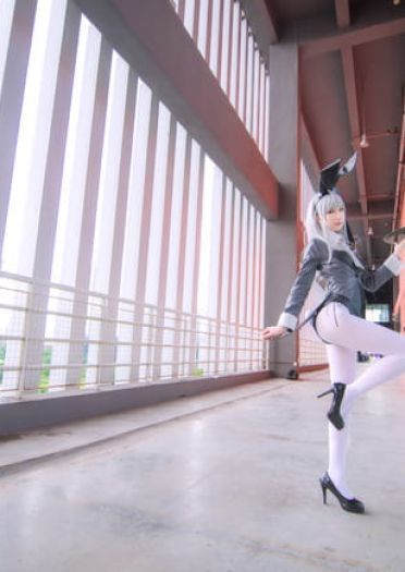 舰队Collection COS 白丝 兔女郎cosplay