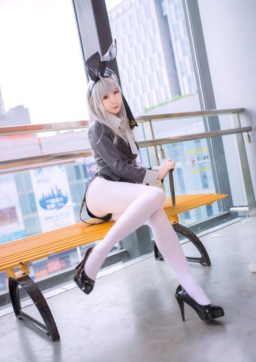 舰队Collection COS 白丝 兔女郎cosplay