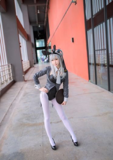 舰队Collection COS 白丝 兔女郎cosplay