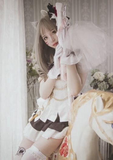 【cos正片】￼最终幻想14 女儿节爱豆套猫娘/yoko