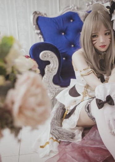 【cos正片】￼最终幻想14 女儿节爱豆套猫娘/yoko