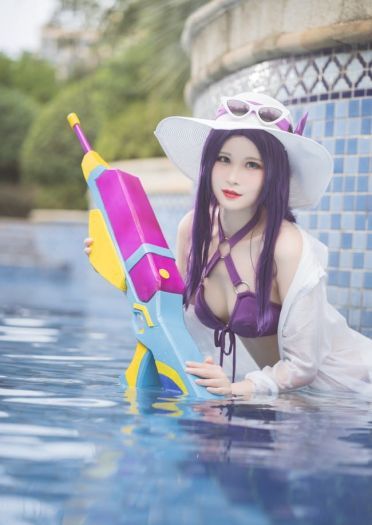 【cos正片】泳池派对女警
