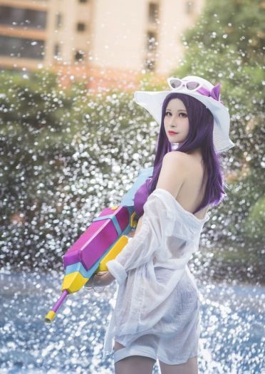 【cos正片】泳池派对女警