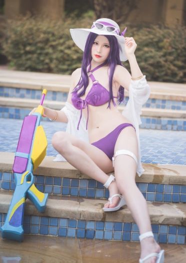 【cos正片】泳池派对女警