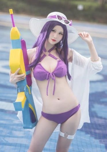 【cos正片】泳池派对女警