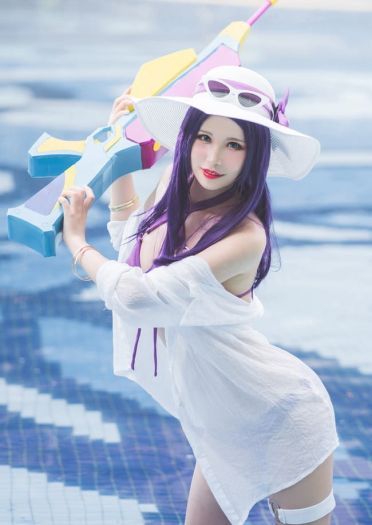 【cos正片】泳池派对女警