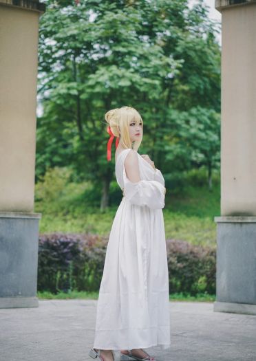 【cos正片】尼禄睡衣cos