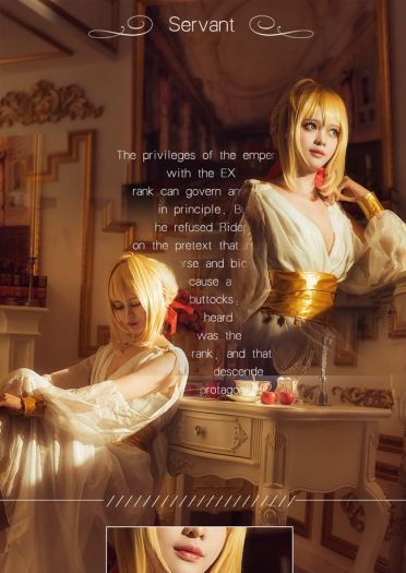 【cos正片】尼禄·克劳狄乌斯同人睡裙