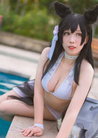 【cos正片】碧蓝航线 爱宕水着cos(1)