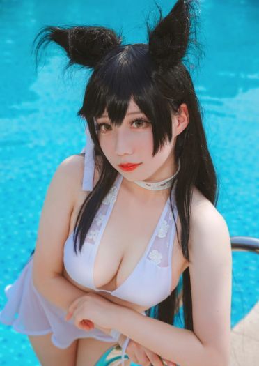【cos正片】碧蓝航线 爱宕水着cos(1)