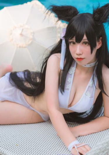 【cos正片】碧蓝航线 爱宕水着cos(1)