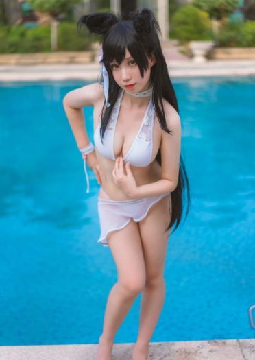 【cos正片】碧蓝航线 爱宕水着cos(1)