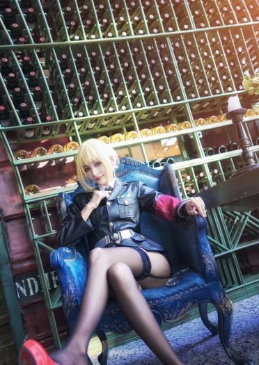 【cos正片】saber军装