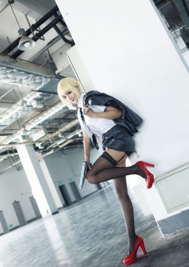 【cos正片】saber军装