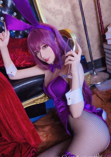 【cos正片】斯卡哈姐姐兔女郎