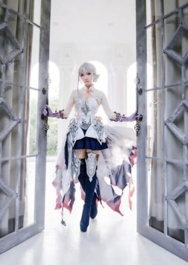 【cos正片】纯白衣裙即忠义之证