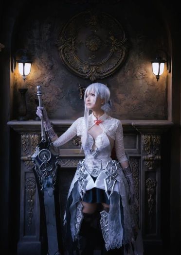 【cos正片】纯白衣裙即忠义之证