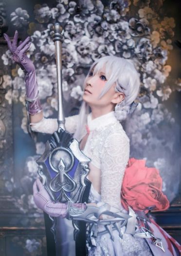 【cos正片】纯白衣裙即忠义之证