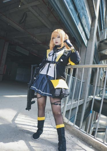 少女前线 双马尾 枪械少女 cosplay