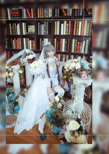 VOCALOID 南北组 洛天依 乐正绫 言和 花嫁 cosplay