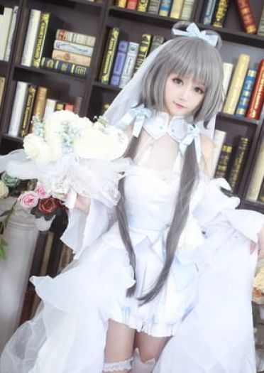 VOCALOID 南北组 洛天依 乐正绫 言和 花嫁 cosplay