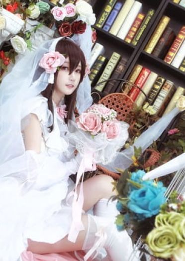 VOCALOID 南北组 洛天依 乐正绫 言和 花嫁 cosplay