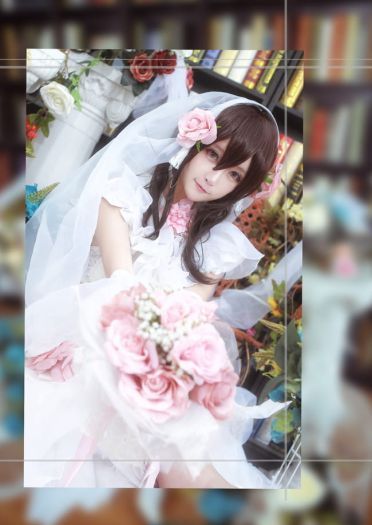 VOCALOID 南北组 洛天依 乐正绫 言和 花嫁 cosplay