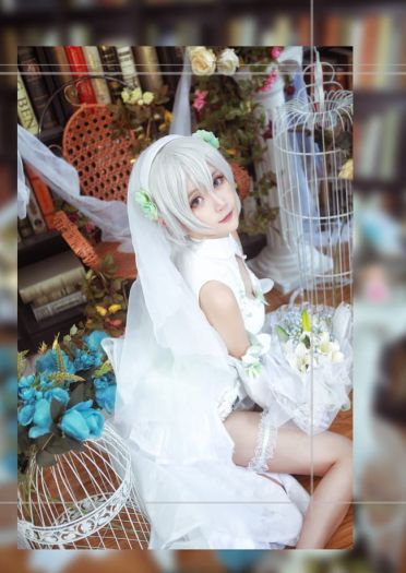 VOCALOID 南北组 洛天依 乐正绫 言和 花嫁 cosplay