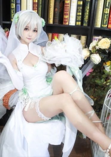 VOCALOID 南北组 洛天依 乐正绫 言和 花嫁 cosplay